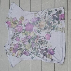Lane Bryant 18/20 Floral Short Sleeve Top